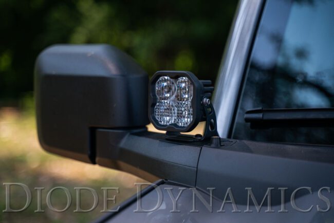 Diode Dynamics SS3 LED A-Pillar/Ditch Light Kit for Ford Bronco Pro (Yellow Combo)