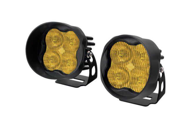 Diode Dynamics SS3 Sport ABL Yellow SAE Fog Angled (Pair)