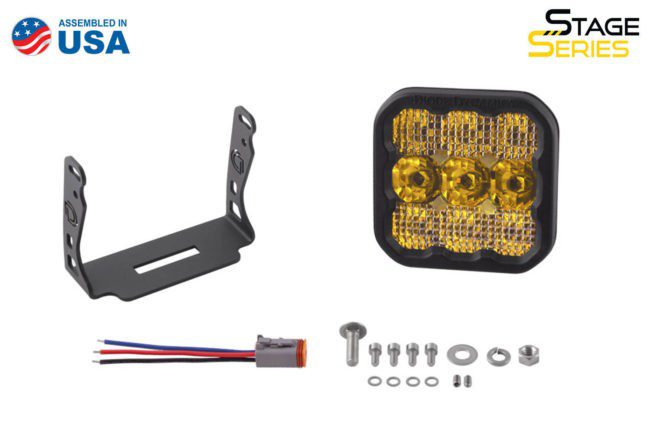 Diode Dynamics SS5 LED Pod Pro Yellow Driving (Single)