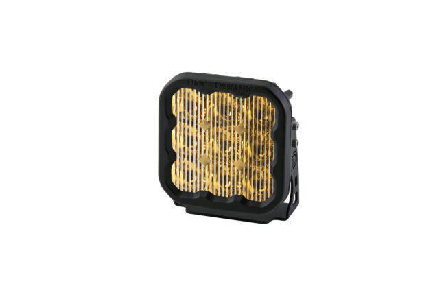 Diode Dynamics SS5 LED Pod Sport Yellow Driving (Single)