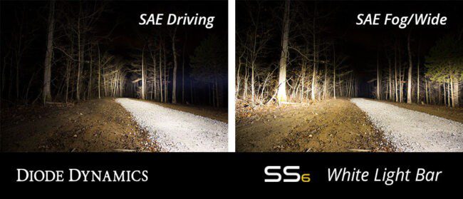 Diode Dynamics SS6 6" LED Light Bar White Driving (DD5014S)