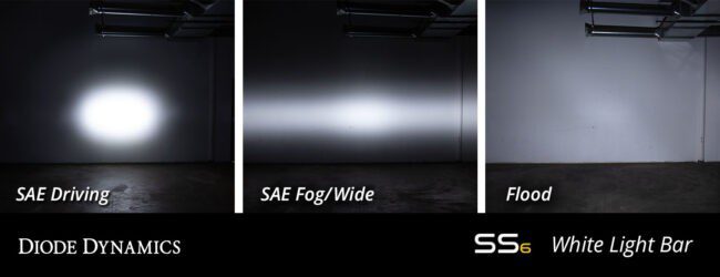 Diode Dynamics SS6 6" LED Light Bar (White Wide) (Pair)