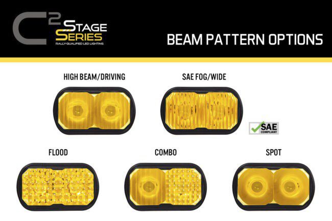 Diode Dynamics Stage Series 2" Lens Combo Yellow (DD6623)