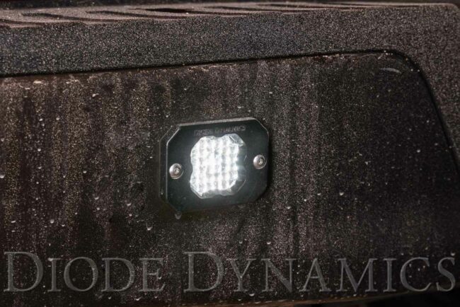 Diode Dynamics Stage Series C1 LED Pod Pro White Flood Flush BBL (DD6477S)