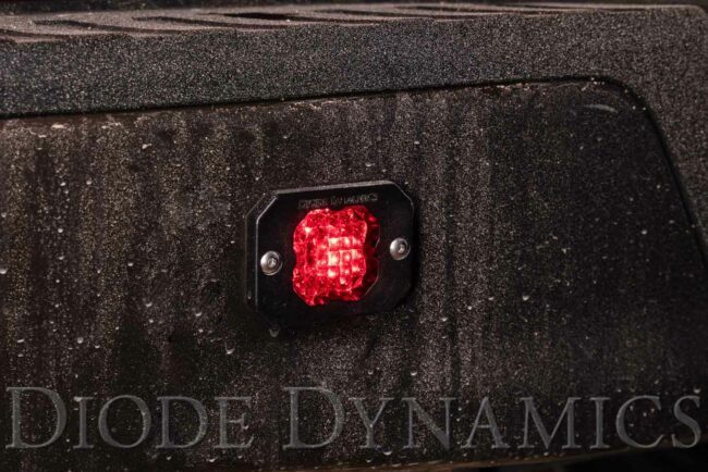 Diode Dynamics Stage Series C1 LED Pod Pro White Flood Flush BBL (Pair)
