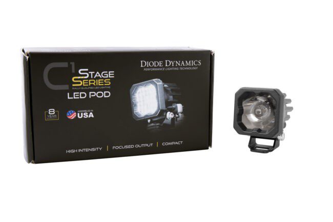 Diode Dynamics Stage Series C1 LED Pod Pro White Spot Standard WBL (DD6464S)