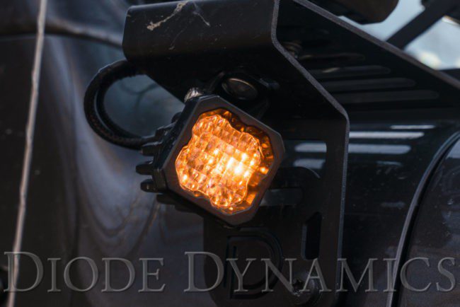 Diode Dynamics Stage Series C1 LED Pod Pro White Wide Standard WBL (Pair)