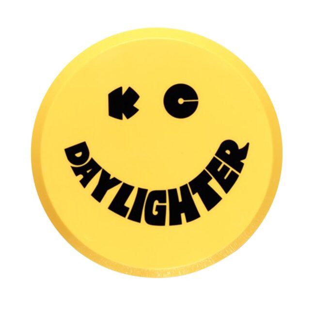 KC HiLiTES 6" Daylighter Logo Round Cover (Yellow/Black) (KCH-5202)