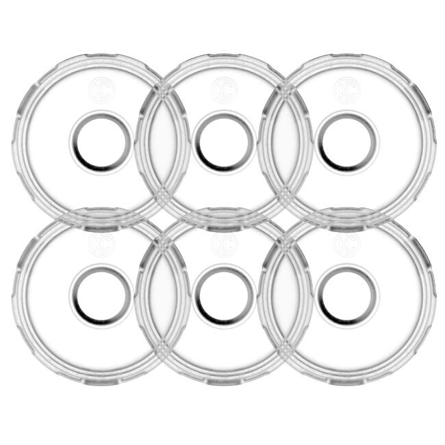 KC HiLiTES Cyclone V2 LED Replacement Lens (Diffused) (6-Pack) (KCH-4411)
