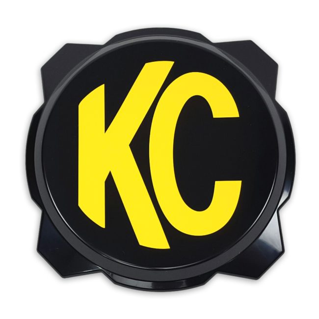 KC HiLiTES Gravity LED Pro6 Light Cover Black/Yellow KC Logo (KCH-5111)