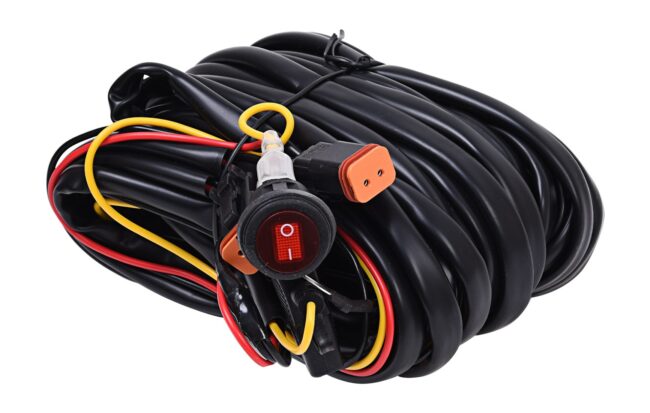 KC HiLiTES Wiring Harness for 2 Backup Lights w/ 2-Pin Deutsch Connectors (KCH-63091)
