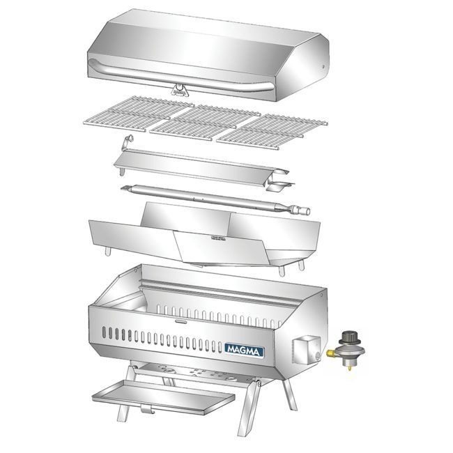Magma ChefsMate Stainless Steel Gas Grill (A10-803)