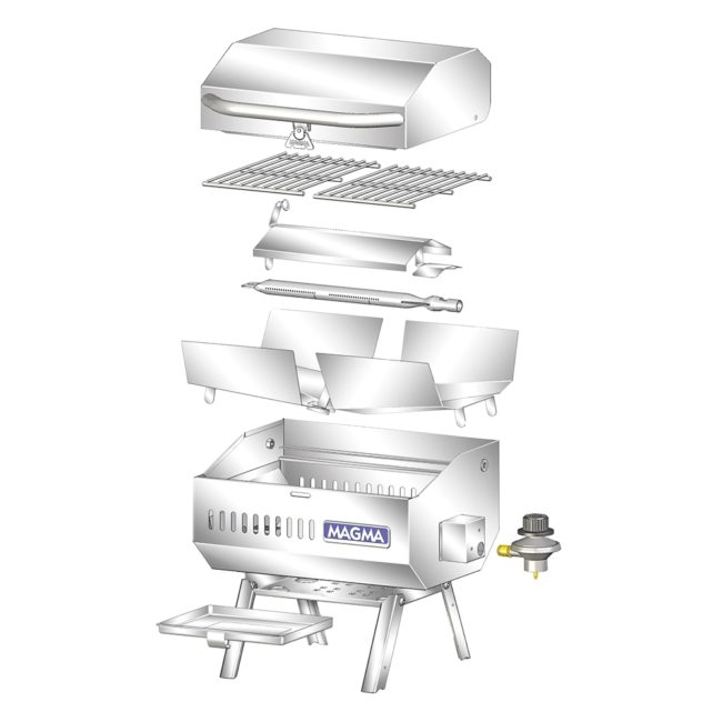 Magma Trailmate Stainless Steel Gas Grill (A10-801)