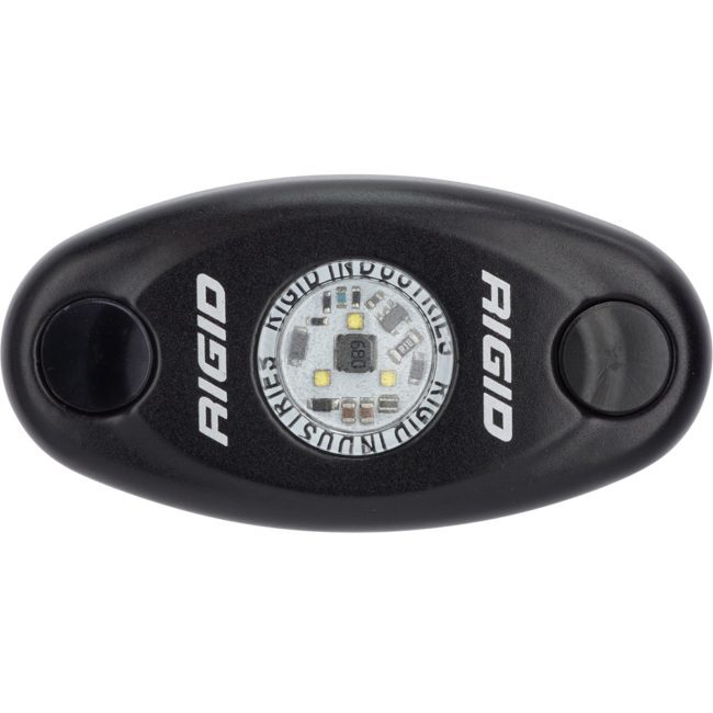 RIGID A-Series Black Low Power LED Light Amber (480343)