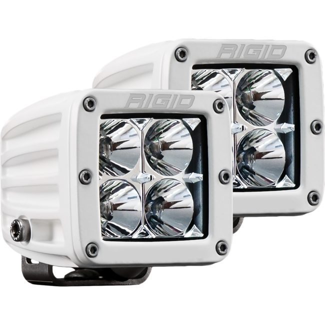 RIGID D-Series PRO Hybrid-Flood LED (Pair) (White) (602113)