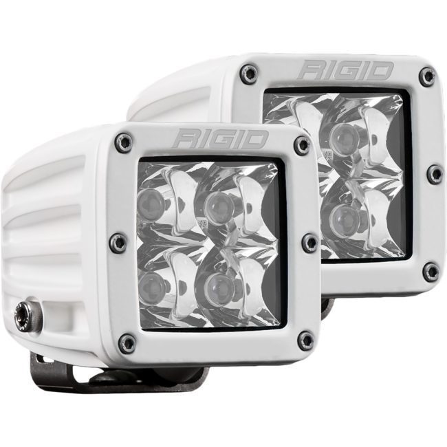 RIGID D-Series PRO Hybrid-Spot LED (Pair) (White) (602213)