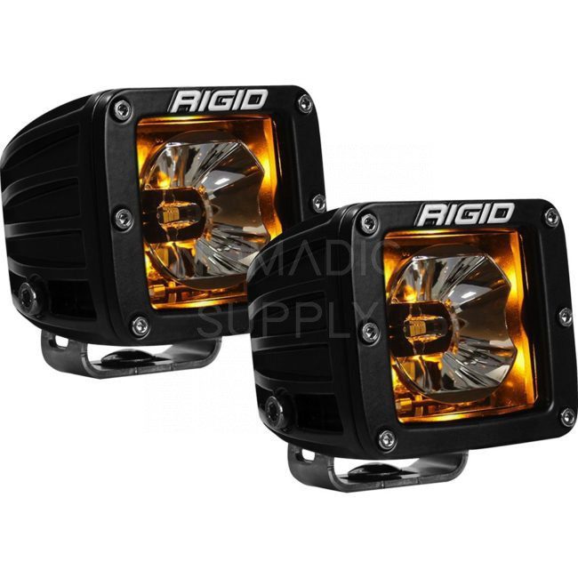RIGID Radiance LED Pod Light Amber Backlight (Pair) (20204)