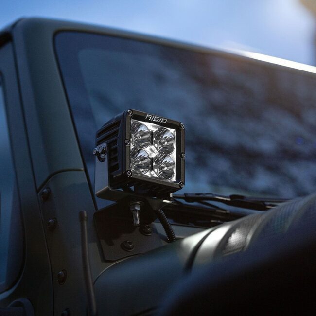 RIGID Radiance LED Pod Light XL Black Case w/ Amber Backlight (Pair) (32205)