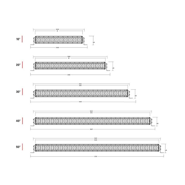 RIGID RDS-Series PRO Midnight Edition 30" Curved LED Light Bar Spot (Black) (883213BLK)