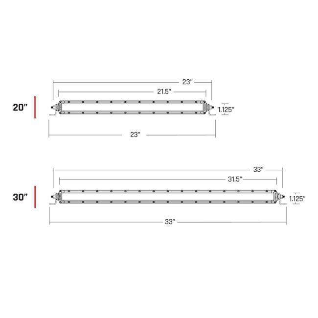 RIGID SAE Compliant SR-SRS 20" LED Light Bar (Black) (920413)