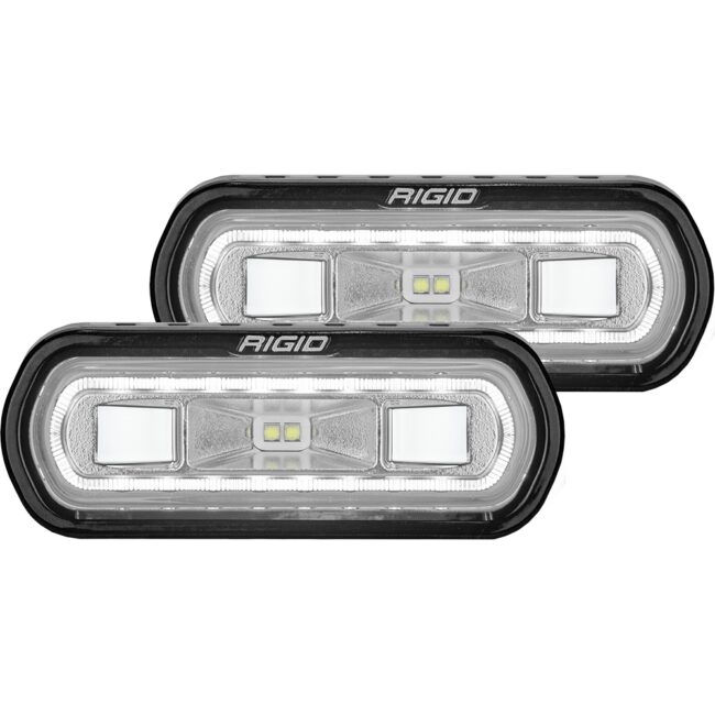 RIGID SR-L Series Flush Mount Spreader Light (White) Halo (53120)