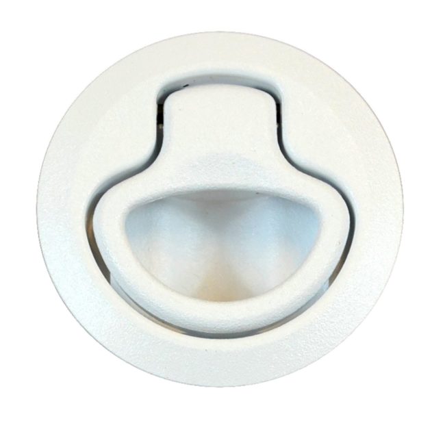 Southco Flush Pull Latch Pull To Open Non-Locking (White) (M1-63-1)