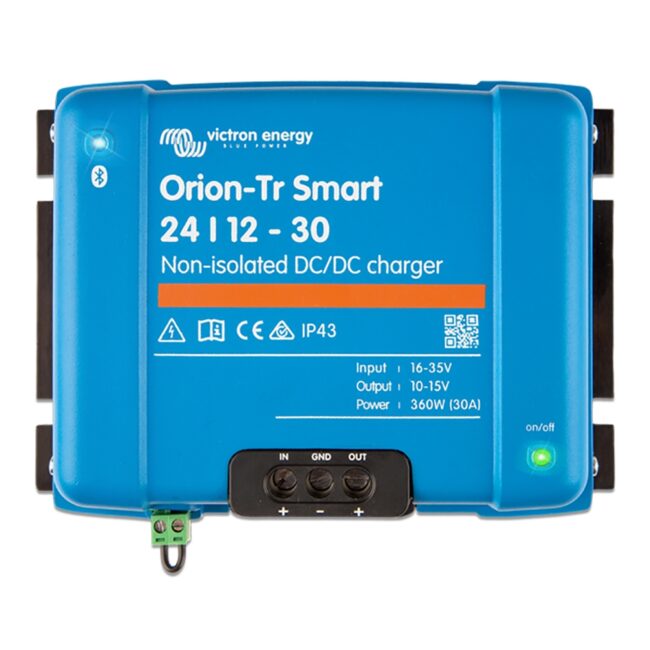 Victron Energy Orion-TR Smart 24/12-30 30A (360W) Non-Isolated DC-DC Charger (ORI241236140)