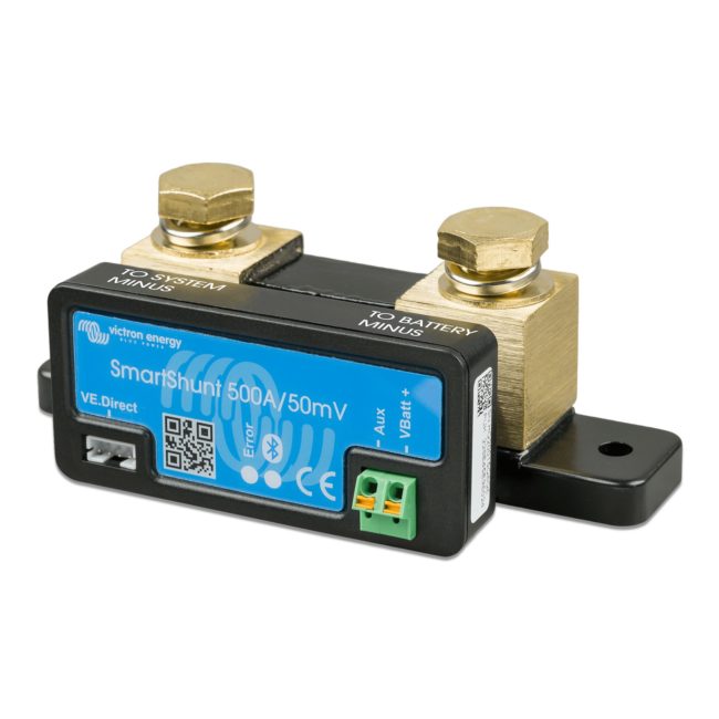 Victron Energy SmartShunt 500A-50mV Bluetooth Battery Monitor (SHU050150050)