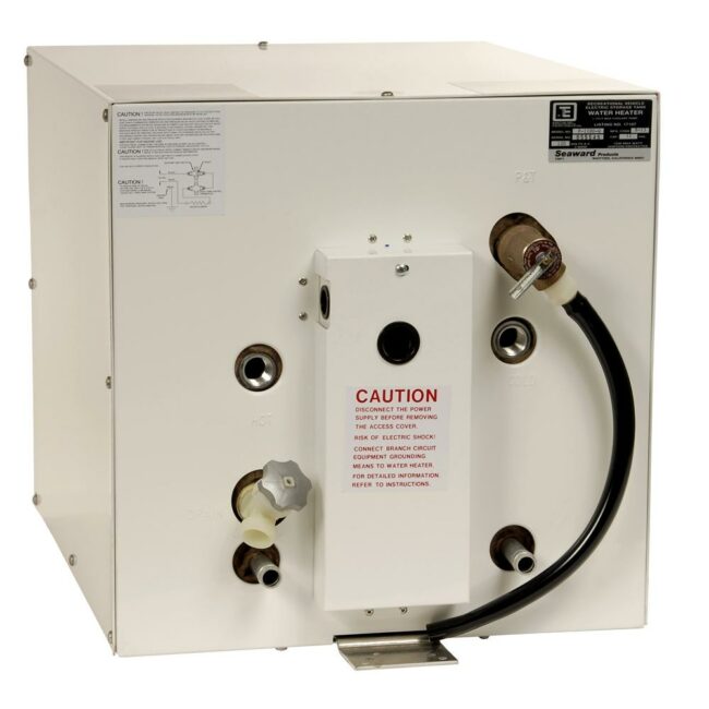 Whale Marine Seaward 11 Gallon Water Heater w/Front Heat Exchanger White (120V 1500W) (F1100W)