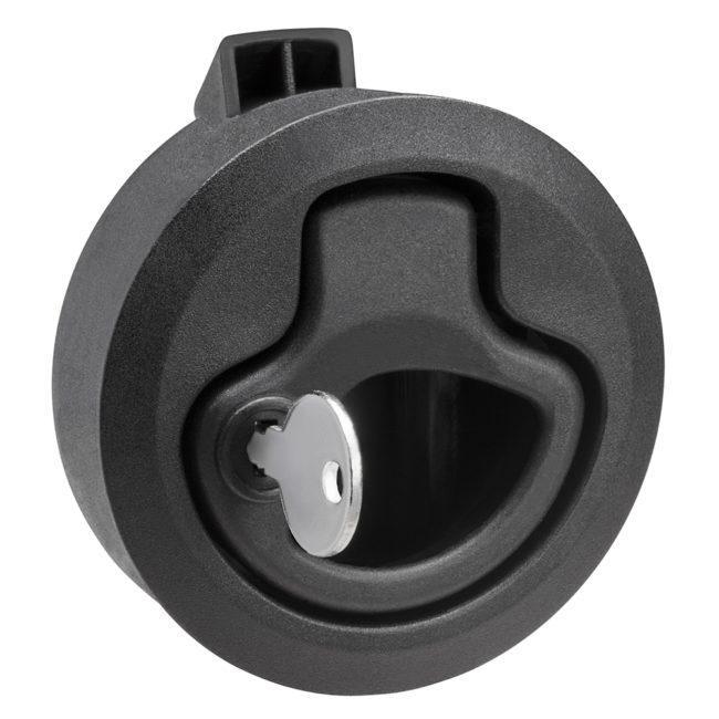 Whitecap Locking Nylon Mini Slam Latch (Black) (3228BC)