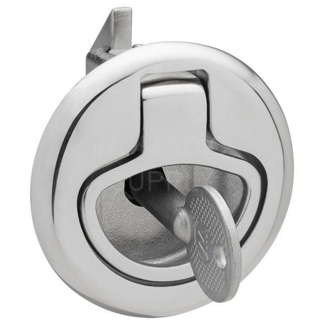 Whitecap Stainless Steel Locking Ring Pull Slam Latch (6136C)